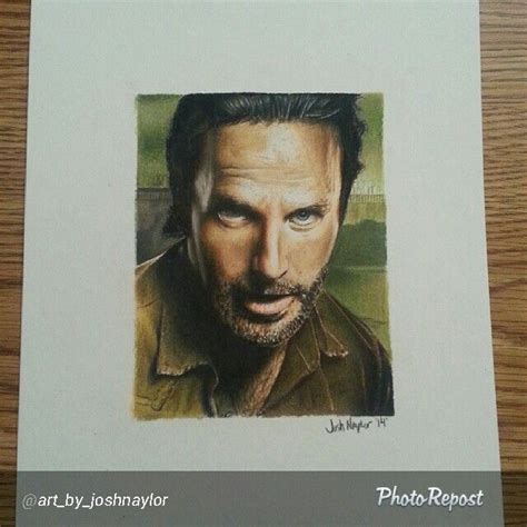 Andrew Lincoln Drawn By My Brother Josh Naylor At In The Skin Tattoos