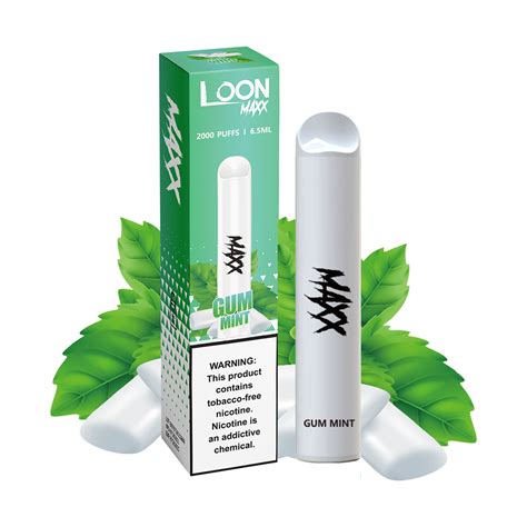 LOON MAXX 10-PACK- GUM MINT - The Loon Wholesale