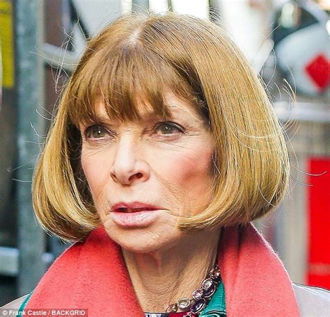 vogue editor anna wintour seen in nyc without her sunglasses daily mail online
