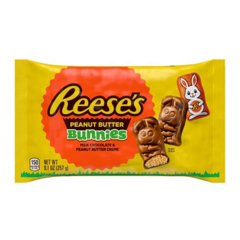 Reeses Milk Chocolate Peanut Butter Creme Bunnies Easter Candy Bag 1