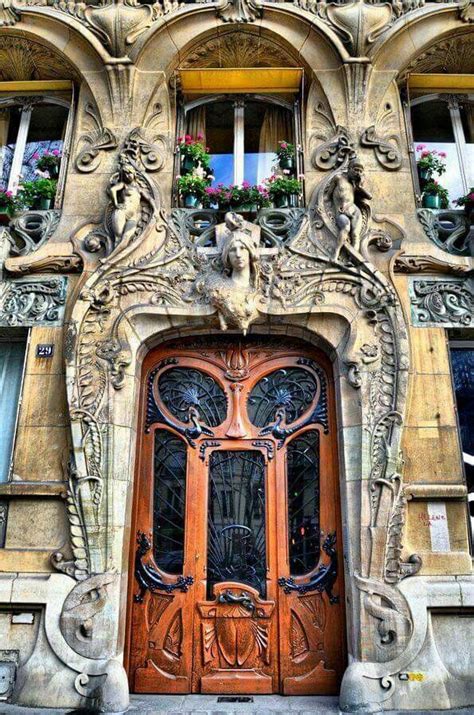 Art Nouveau Style Door In Parisfranceits Architectjules Lavirotte