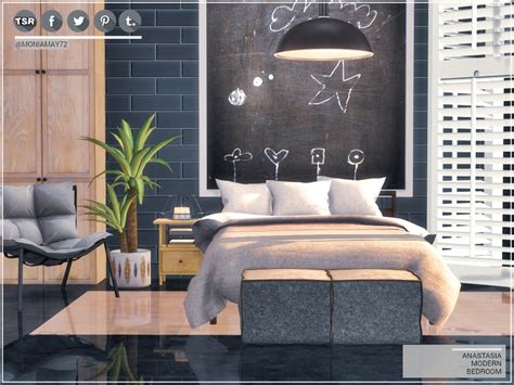 The Sims Resource Anastasia Modern Bedroom