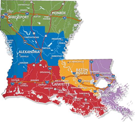Louisiana Towns In Alphabetical Order Iucn Water
