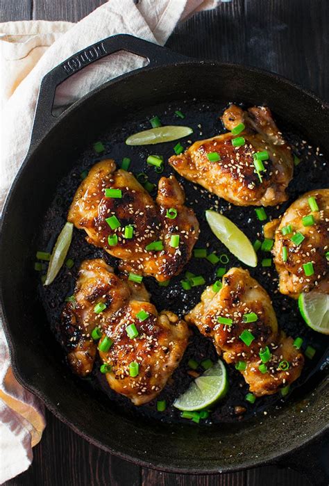 Sweet And Spicy Korean Chicken Thighs Recipe Kitchen Swagger