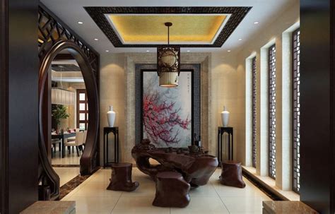 Asian interior design is an authentic style slowly finding its way into modern interior design. chinese style images | Chinese style tea room interior ...