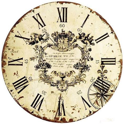 Printable Vintage Clock Faces