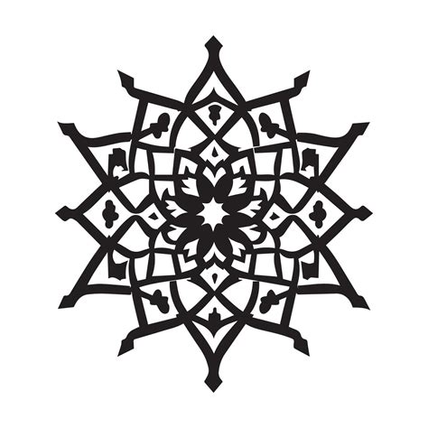 Islamic Ornament Vector Design Illustration Islamic Floral Vector