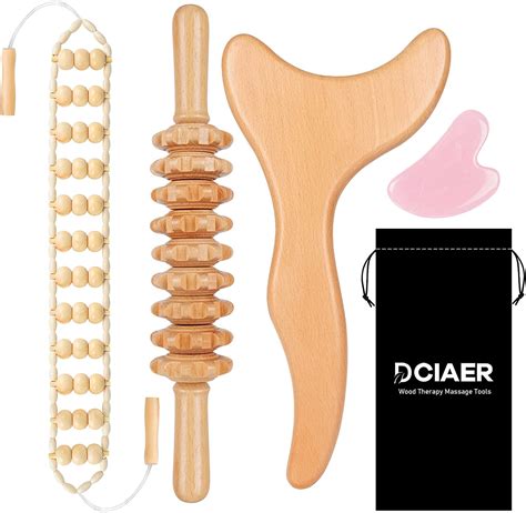 Buy Dciaer 4 In 1 Wood Therapy Massage Tools Lymphatic Drainage Massager Kit Maderoterapia Kit