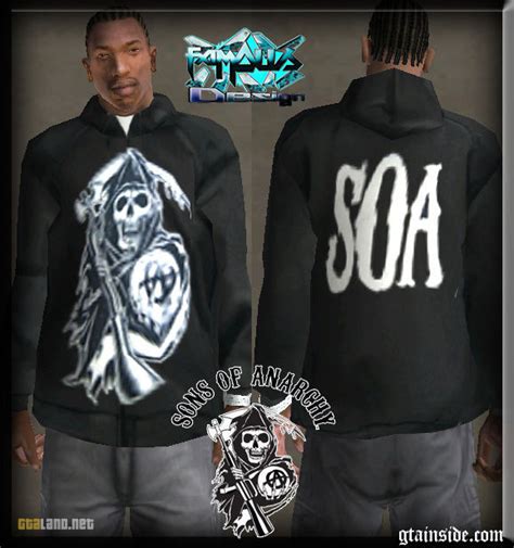 Sons Of Anarchy Soa Jacket Gta San Andreas Skins
