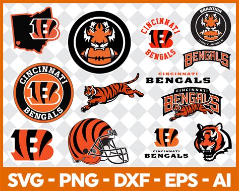 Cincinnati Bengals Logo Nfl Football Svg Cut File For Cricut Files