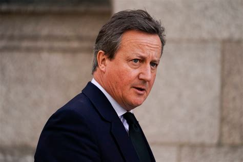 Ex Prime Minister David Cameron Makes Shock Return To UK Government