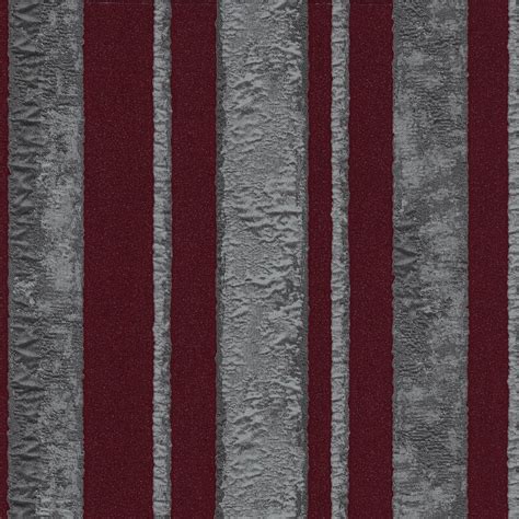 Pands Opulent Striped Motif Burgundy Red Metallic Silver Glitter Wallpaper 02424 30 Red Silver