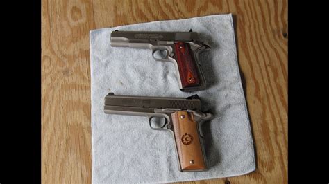 45acp Vs 357 Magnum 1911 Recoil Comparison Colt Coonan Youtube