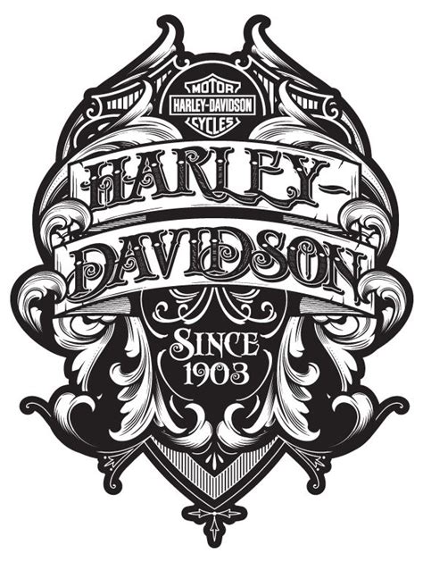 Betype Typography And Lettering Inspiration Harley Davidson Artwork