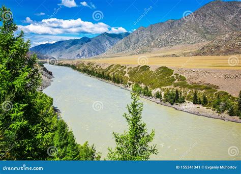 The River Katun Gorny Altai Russia Stock Image Image Of Interesting