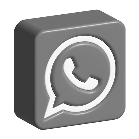 3d Icona Logo Di Whatsapp 21939093 Png