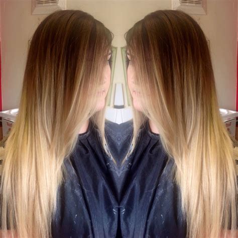 Dark Smudged Root To Light Blonde Ombré By Me Bohemian Gypsy Style