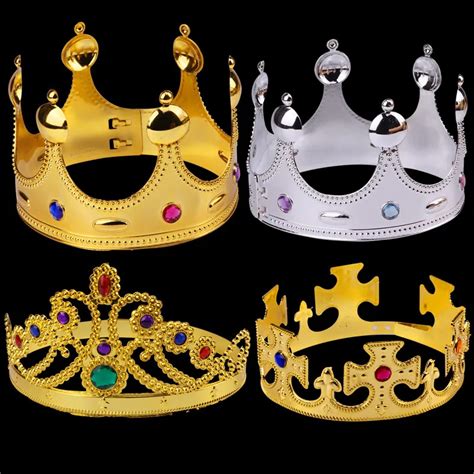 10pcslot Cosplay King Crown Hats Noble And Elegant Queen Prince