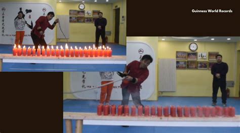 Chinese Man Extinguishes 42 Candles In One Go Using Whip Watch Video Trending News The