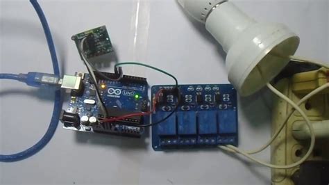 How does arduino home automation work? Arduino controlled light bulb using motion sensor - YouTube