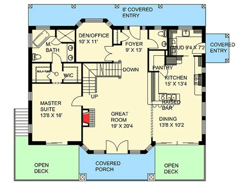 Mountain House Plan With Dramatic Window Wall 35516gh Architectural