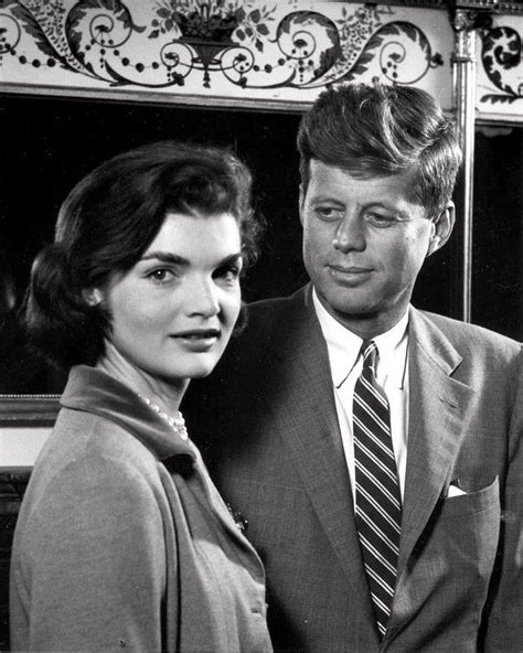 Senator John F Kennedy And Wife Jacqueline In 1955 8x10 Photo Zy 333