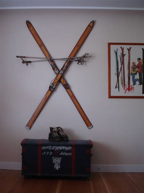Bought A Pair Of Vintage Skis That Will Soon Be Hung On The Wall