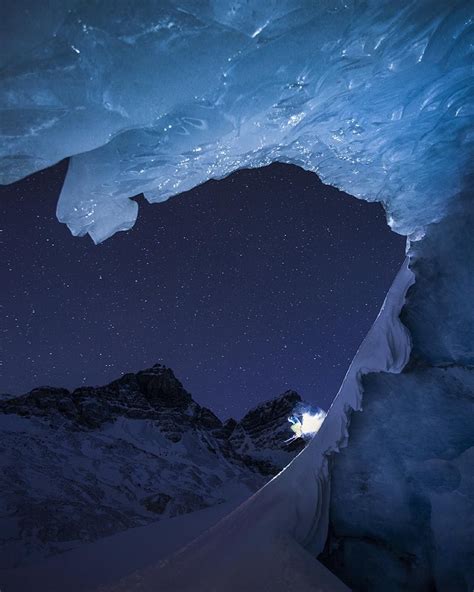 When You Think Youve Skied It All Theres Always Ice Caves At Night