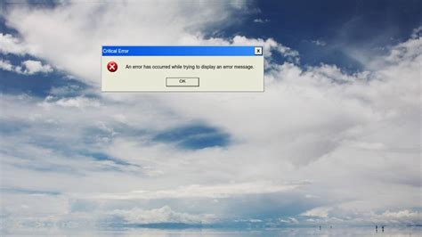 Windows Xp Error Message