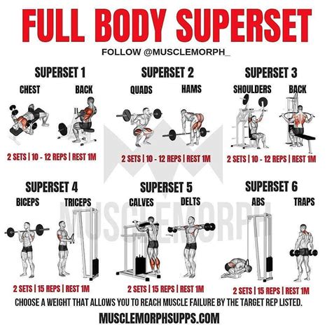 Full Body Superset Musclemorph Follow Gym Power Follow Gym Power Full