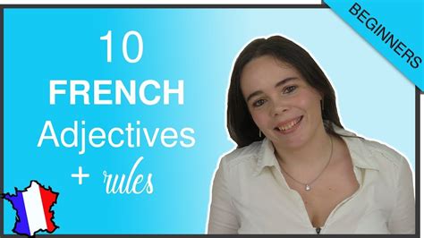 10 Must Know French Adjectives For Beginners Youtube Basic French