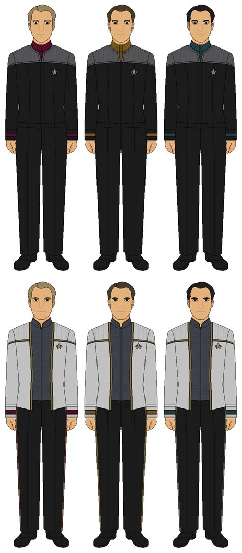 Starfleet Divisional Uniforms Circa 2370s By Joeylock On Deviantart