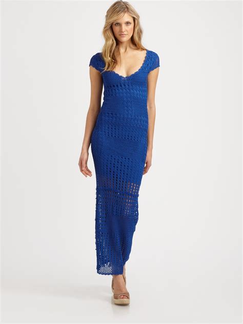 crinochet deep blue dress deep blue dress crochet dress dress