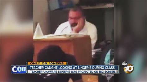 Teacher Caught Looking At Lingerie During Class Youtube