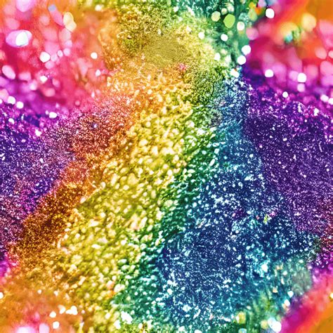 Rainbow Glitter Macro Photo Graphic · Creative Fabrica