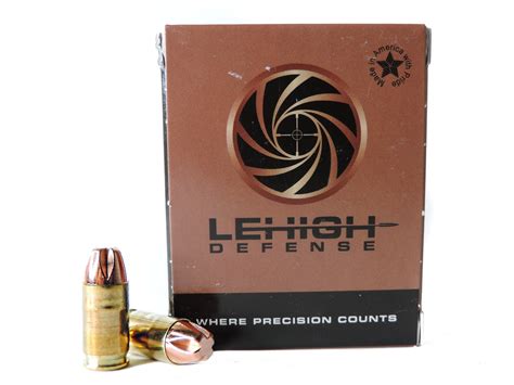 Lehigh Defense 45 Acp 135gr Xtreme Defense Ammunition 20 Round Box