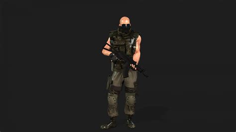 Military Soldier 9 3d Model By Bappyshuvo