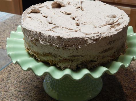 Place bottom cake layer on your cake good recipe. She's just a girl who creates...: Mocha Chocolate Icebox Cake