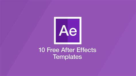 Free After Effects Logo Templates Effect Choices
