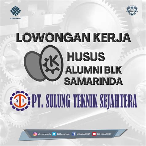Pt supraco indonesia (spc) merupakan salah satu perusahaan layanan dalam bidang migas, perusahaan ini didirikan pada tahun 1979 dengan nama pt. Lowongan Kerja (Khusus Alumni BLK Samarinda) - PT. Sulung ...