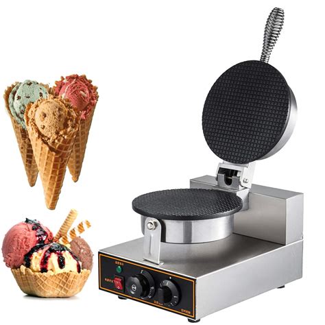 Vevor Commercial Electric Ice Cream Egg Waffle Cone Maker Machine