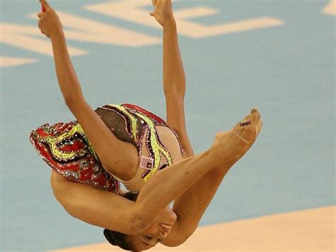 Photos Of Rhythmic Gymnasts Who Look Like They Have No Bones Business