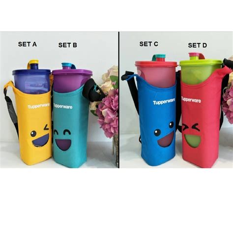 Tupperware Smiley Bottle 1 2l Or Pouch 1 Shopee Malaysia