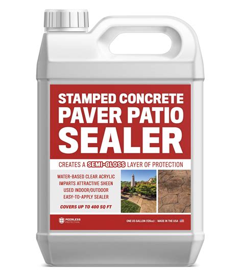 Buy Stamped Concrete Paver Patio Sealer Semi Gloss 1 Gal 1 Easy