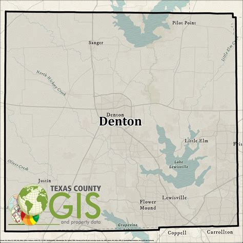 Denton County Gis Shapefile And Property Data Texas County Gis Data