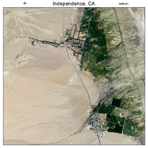 Aerial Photography Map Of Independence Ca California