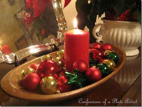 Take festive fruits out of the bowl and onto the table. CONFESSIONS OF A PLATE ADDICT: Ten Easy Ideas for Christmas Candles
