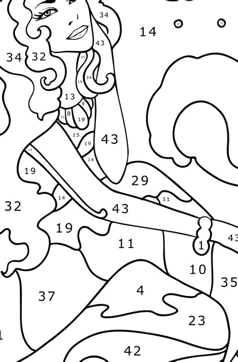 Mermaid Mermaids Coloring Pages For Adults Online And Printable
