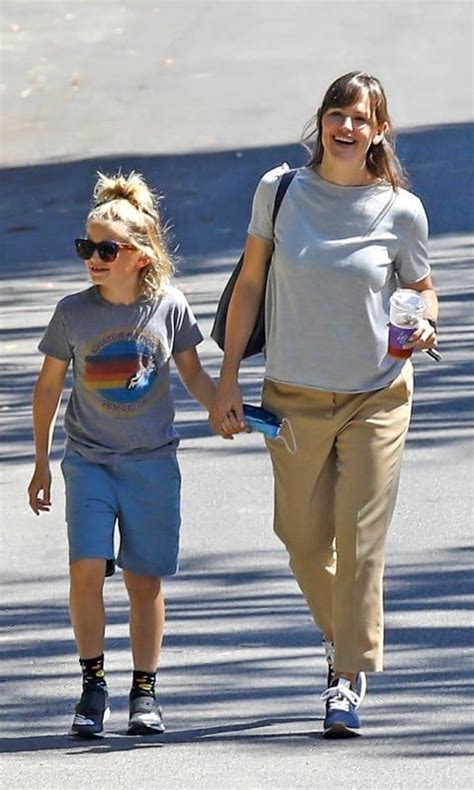 Jennifer Garner And Son Samuel Visit Ben Affleck