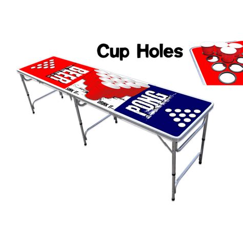 8 Foot Professional Beer Pong Table W Cup Holes Beer Pong Edition